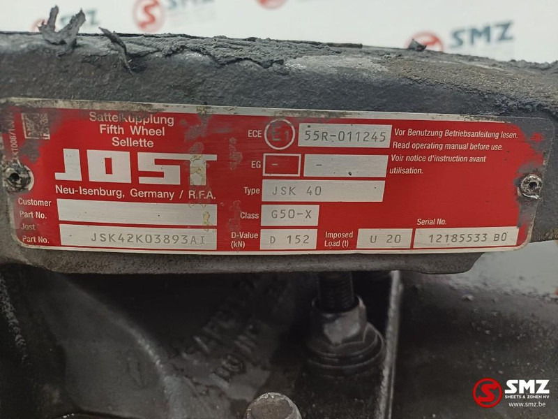 Jost Occ koppelschotel + montageplaat JOST JSK42 - Fifth wheel coupling for Truck: picture 5 Jost Occ koppelschotel + montageplaat JOST JSK42 - Fifth wheel coupling for Truck: picture 5