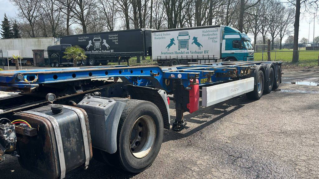 Krone 40FT HC, Voor en achter-uitschuifbaar, BPW 3 stuks - Container transporter/ Swap body semi-trailer: picture 1 Krone 40FT HC, Voor en achter-uitschuifbaar, BPW 3 stuks - Container transporter/ Swap body semi-trailer: picture 1