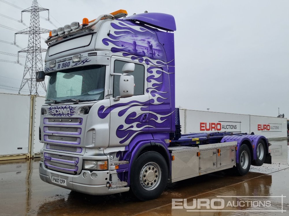 2007 Scania R560 - Hook lift truck: picture 1 2007 Scania R560 - Hook lift truck: picture 1