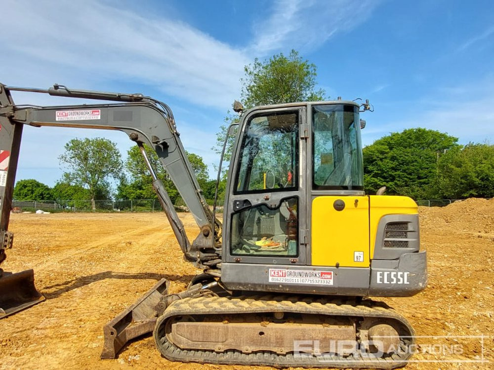 2010 Volvo EC55C - Mini excavator: picture 1 2010 Volvo EC55C - Mini excavator: picture 1