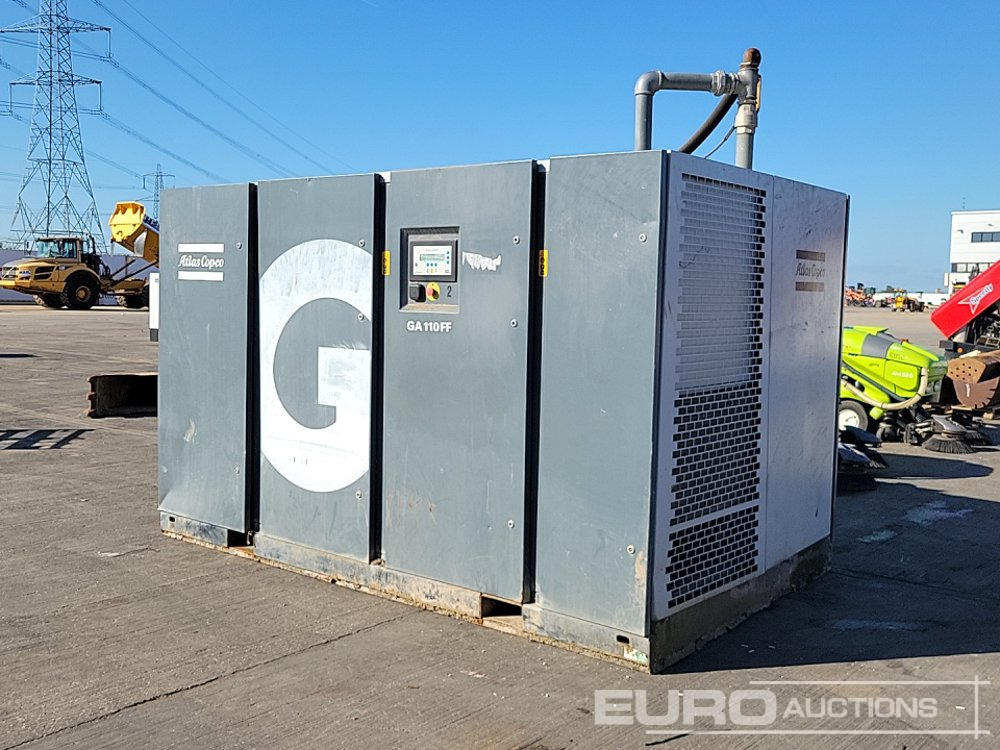 2011 Atlas Copco GA110 - Air compressor: picture 1 2011 Atlas Copco GA110 - Air compressor: picture 1