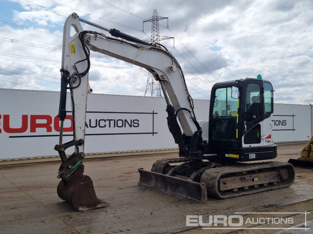 2012 Bobcat E80 - Mini excavator: picture 1 2012 Bobcat E80 - Mini excavator: picture 1