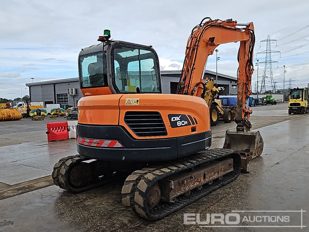 2012 Doosan DX80R - Mini excavator: picture 5 2012 Doosan DX80R - Mini excavator: picture 5