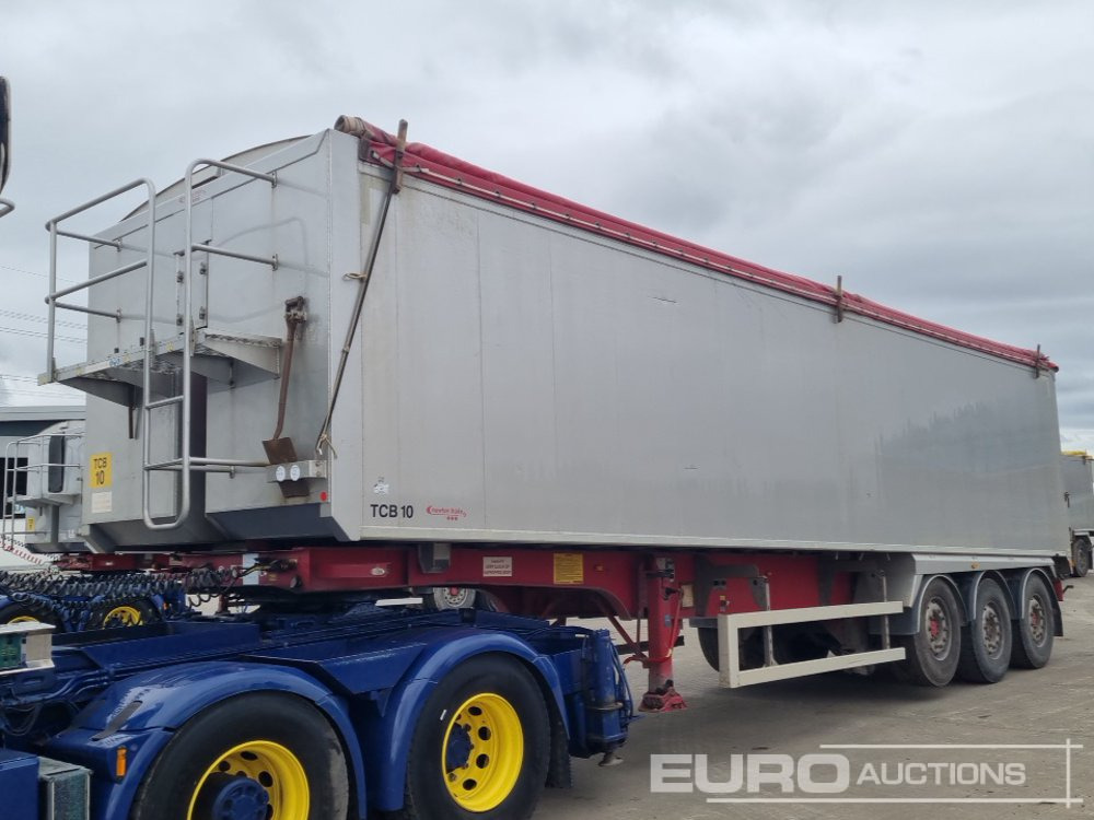2013 Fruehauf Tri Axle Bulk Tipping Trailer, Lift Axle, Easy Sheet - Tipper semi-trailer: picture 1 2013 Fruehauf Tri Axle Bulk Tipping Trailer, Lift Axle, Easy Sheet - Tipper semi-trailer: picture 1