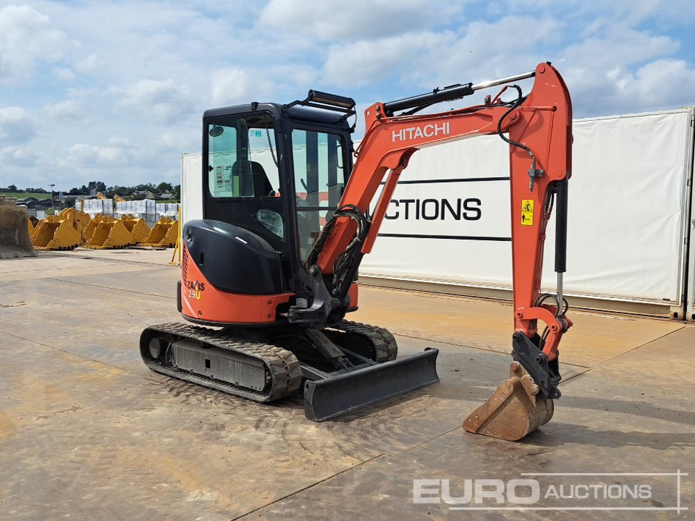 Mini excavator 2013 Hitachi ZX29U-3 CLR: picture 7