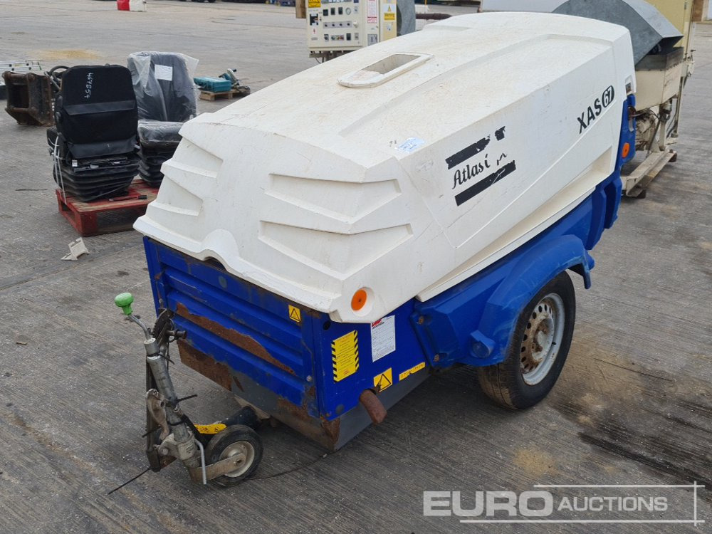 2015 Atlas Copco XAS67 - Air compressor: picture 1 2015 Atlas Copco XAS67 - Air compressor: picture 1
