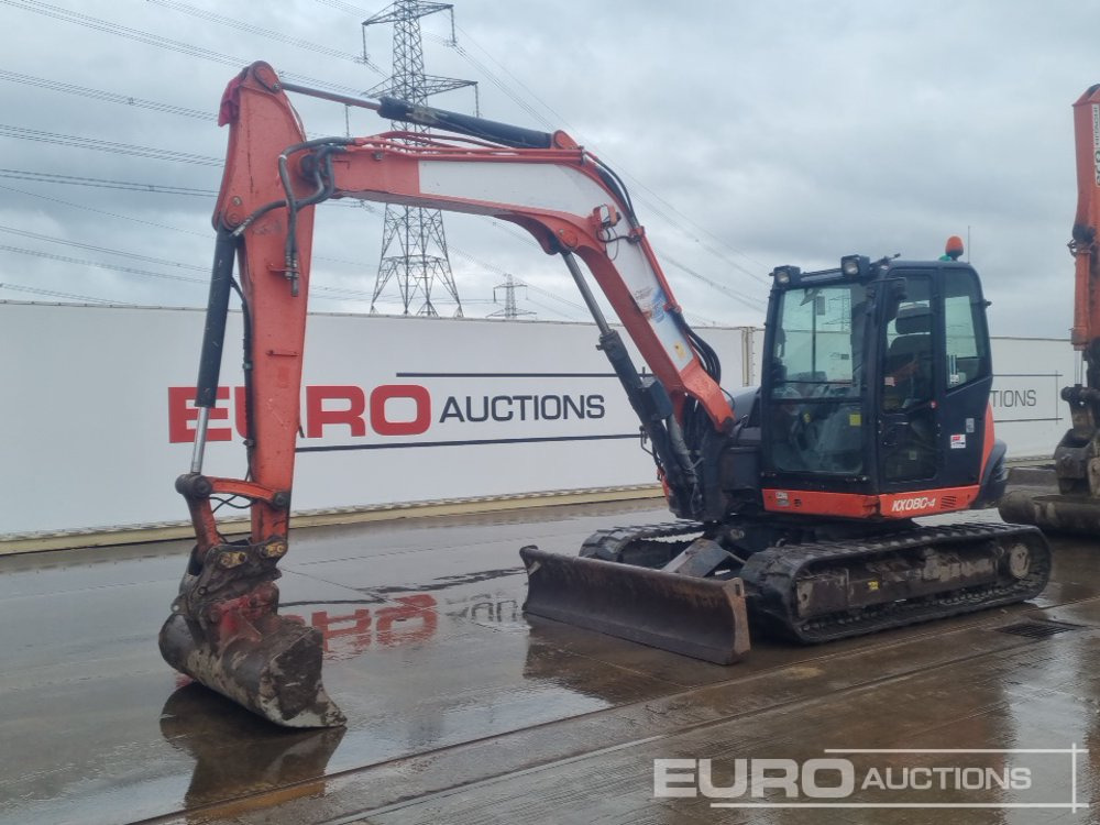 2015 Kubota KX080-4 - Mini excavator: picture 1 2015 Kubota KX080-4 - Mini excavator: picture 1