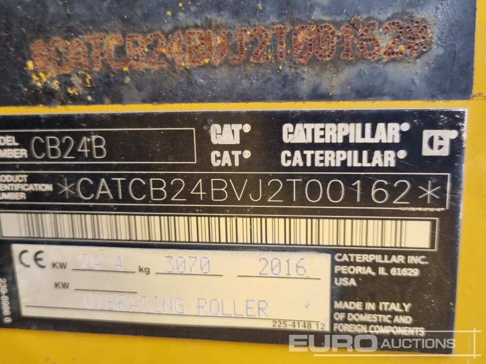 Roller 2016 CAT CB24B: picture 36