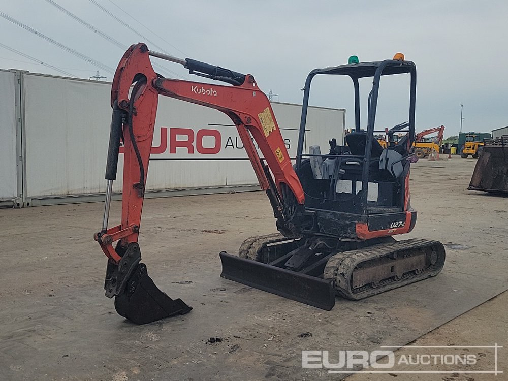 2016 Kubota U27-4 - Mini excavator: picture 1 2016 Kubota U27-4 - Mini excavator: picture 1