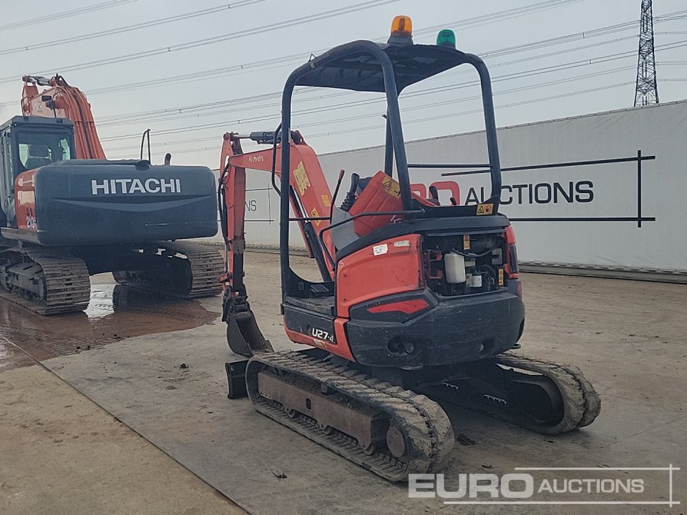 2016 Kubota U27-4 - Mini excavator: picture 3 2016 Kubota U27-4 - Mini excavator: picture 3