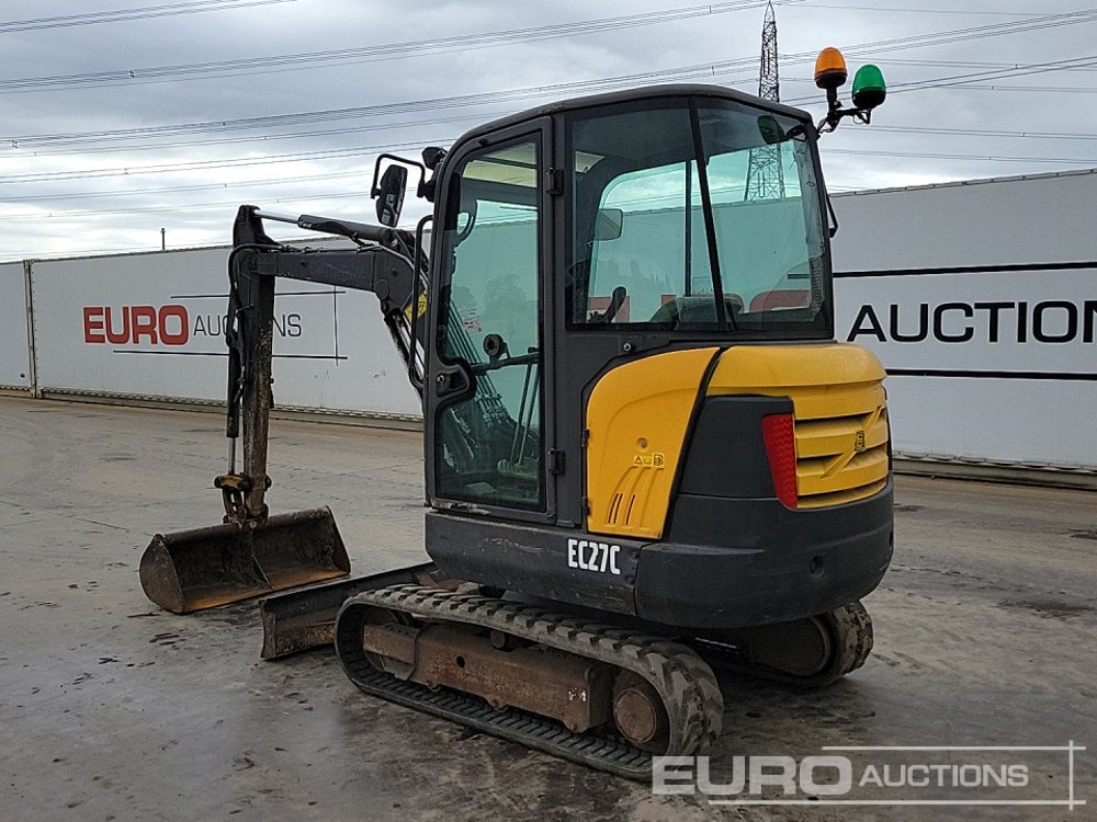 2016 Volvo EC27C - Mini excavator: picture 3 2016 Volvo EC27C - Mini excavator: picture 3