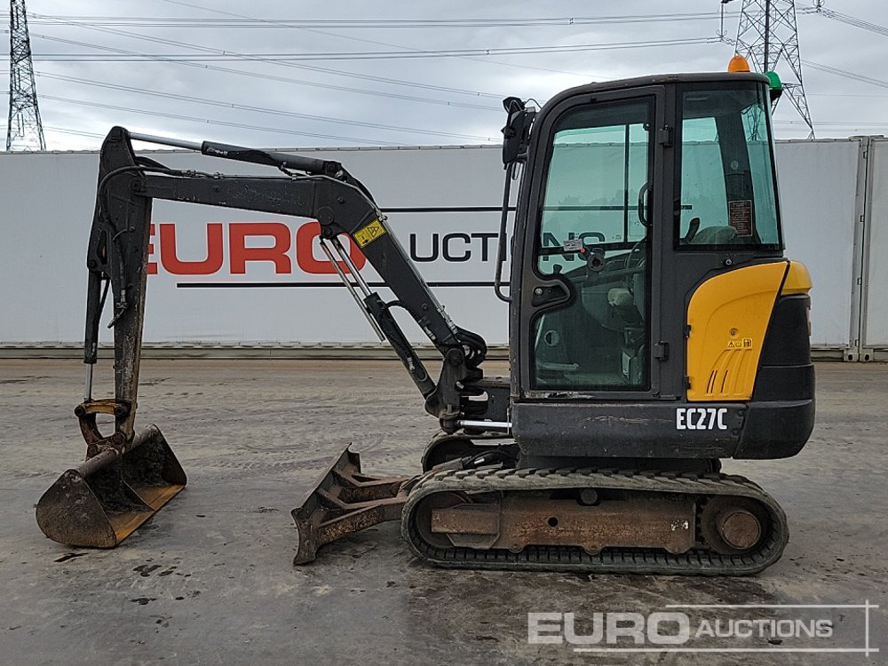 2016 Volvo EC27C - Mini excavator: picture 2 2016 Volvo EC27C - Mini excavator: picture 2