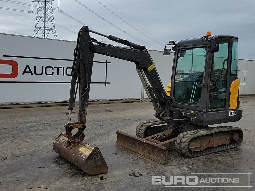 2016 Volvo EC27C - Mini excavator: picture 1 2016 Volvo EC27C - Mini excavator: picture 1