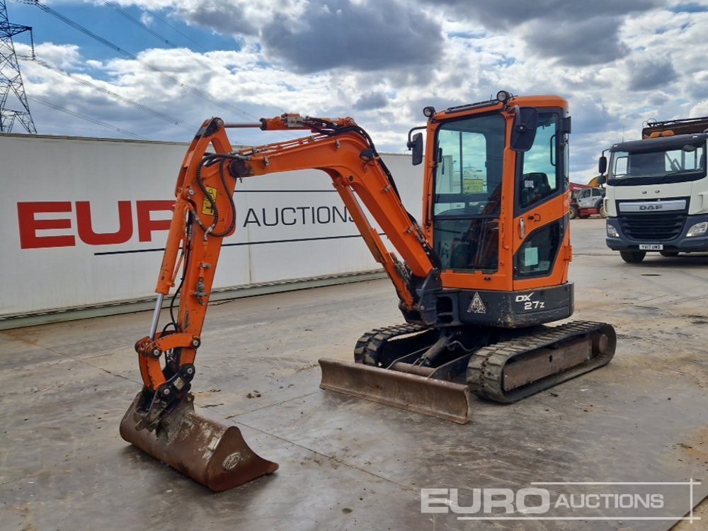 2017 Doosan DX27Z - Mini excavator: picture 1 2017 Doosan DX27Z - Mini excavator: picture 1