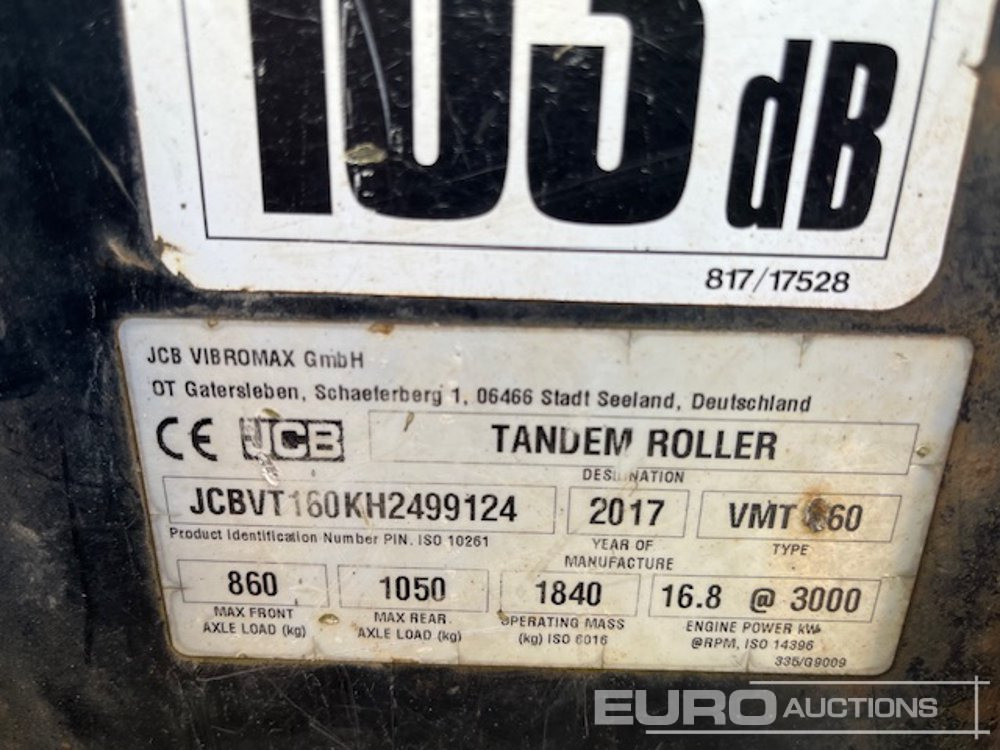 2017 JCB VMT160-80 - Roller: picture 2 2017 JCB VMT160-80 - Roller: picture 2
