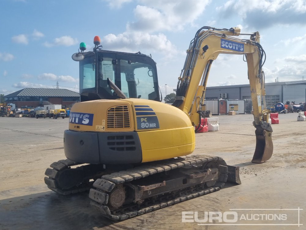 2017 Komatsu PC80MR-3 - Mini excavator: picture 5 2017 Komatsu PC80MR-3 - Mini excavator: picture 5