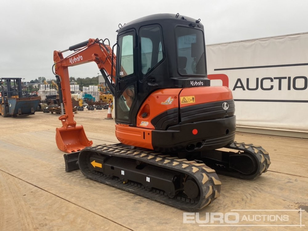 2017 Kubota U55-4 - Mini excavator: picture 3 2017 Kubota U55-4 - Mini excavator: picture 3