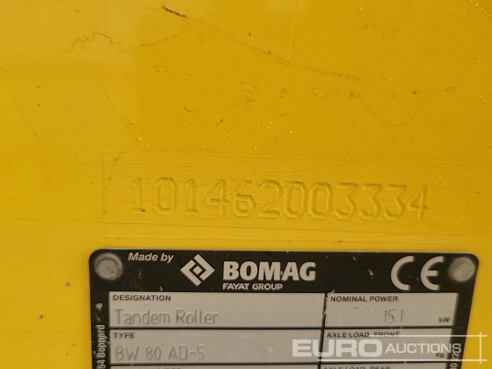 Roller 2018 Bomag BW80AD-5: picture 39