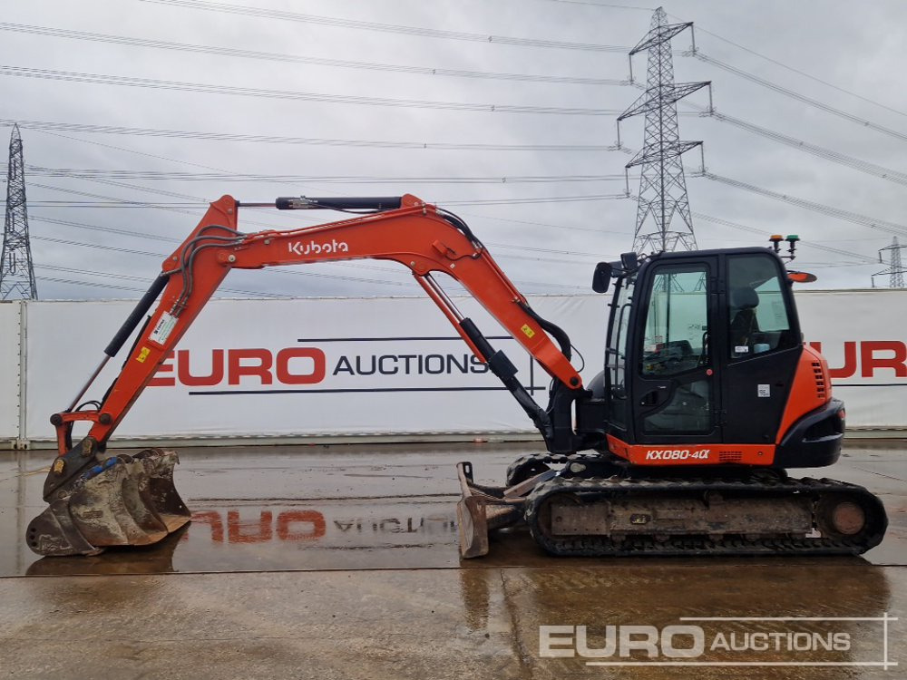2018 Kubota KX080-4 - Mini excavator: picture 2 2018 Kubota KX080-4 - Mini excavator: picture 2