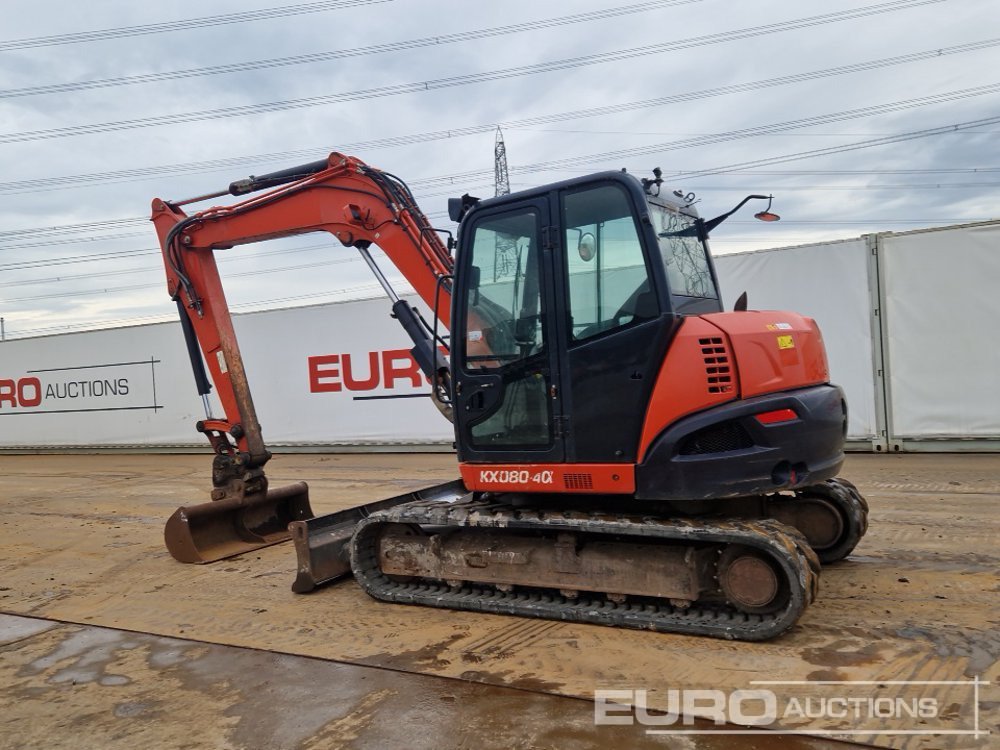 2018 Kubota KX080-4A - Mini excavator: picture 3 2018 Kubota KX080-4A - Mini excavator: picture 3