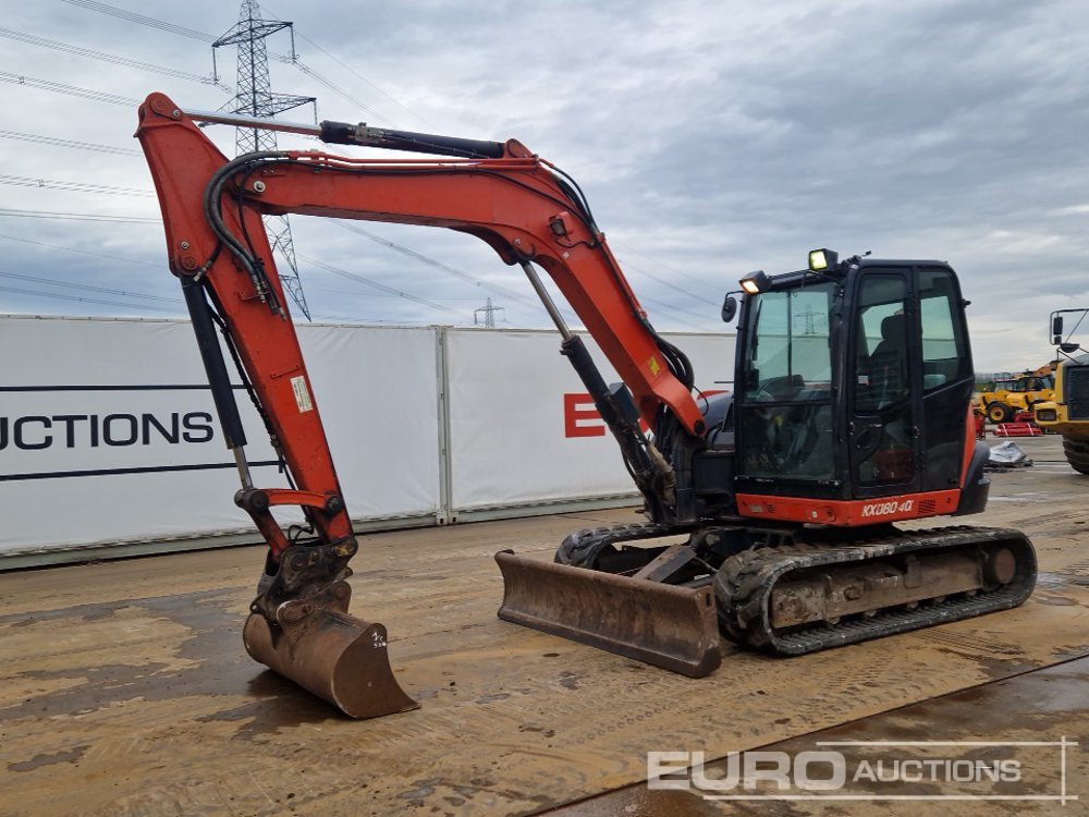 2018 Kubota KX080-4A - Mini excavator: picture 1 2018 Kubota KX080-4A - Mini excavator: picture 1