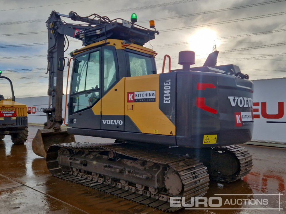 2018 Volvo EC140EL - Crawler excavator: picture 3 2018 Volvo EC140EL - Crawler excavator: picture 3