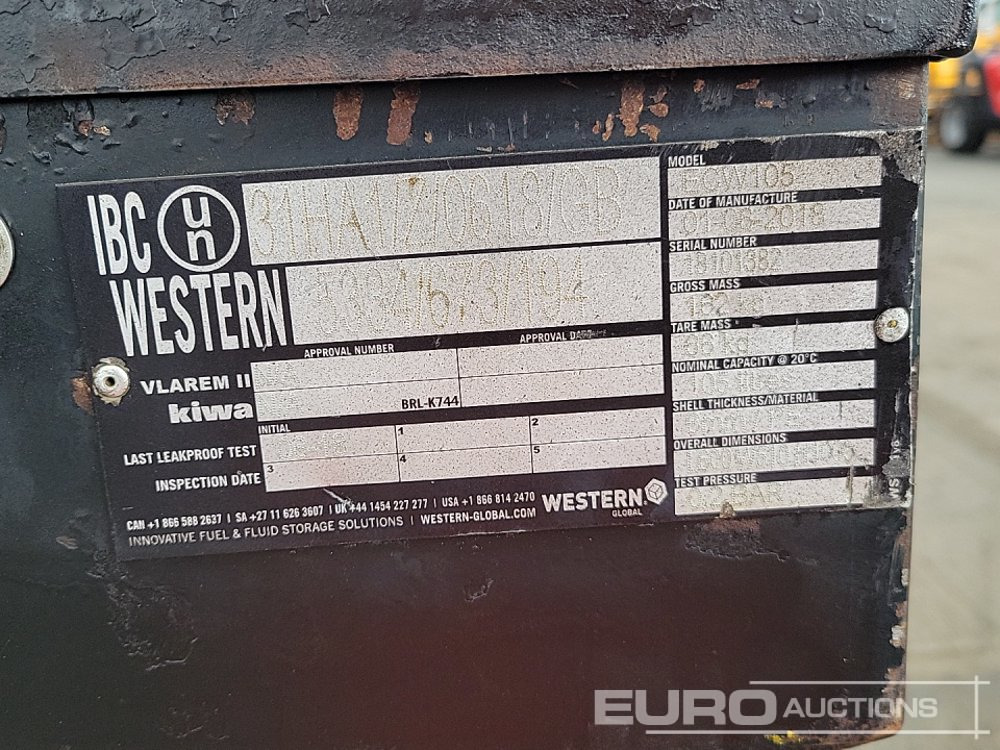 Storage tank 2018 Western ECW105: picture 19