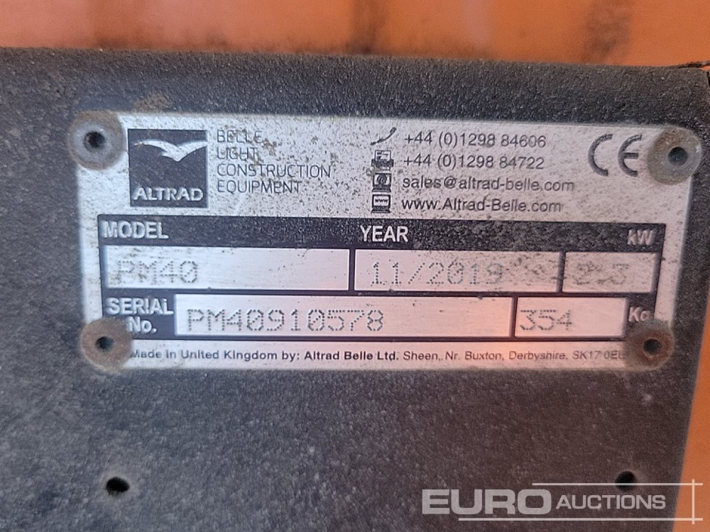 Concrete mixer 2019 Belle PM40: picture 20