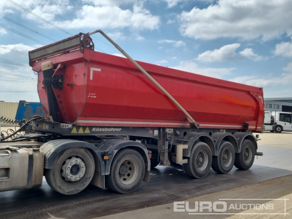 2019 KASBOHRER Tri Axle Tipping Trailer, Easy Sheet, Lift Axle - Tipper semi-trailer: picture 1 2019 KASBOHRER Tri Axle Tipping Trailer, Easy Sheet, Lift Axle - Tipper semi-trailer: picture 1