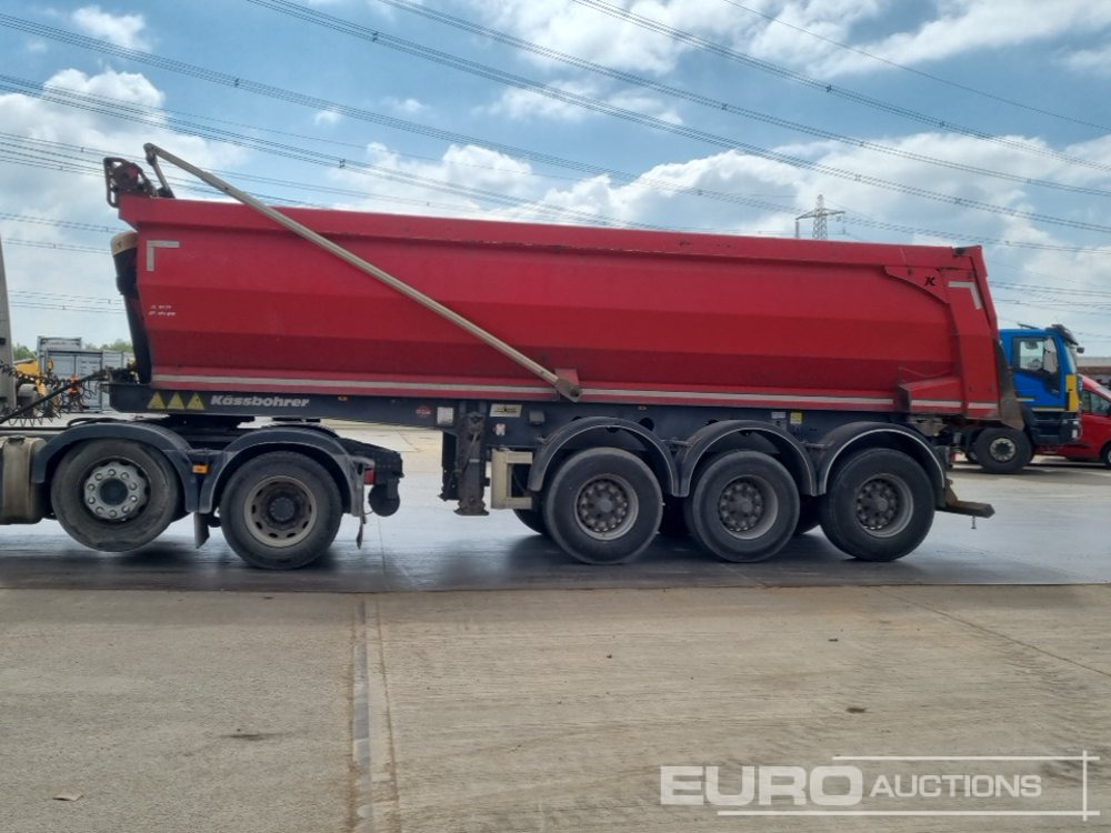 2019 KASBOHRER Tri Axle Tipping Trailer, Easy Sheet, Lift Axle - Tipper semi-trailer: picture 2 2019 KASBOHRER Tri Axle Tipping Trailer, Easy Sheet, Lift Axle - Tipper semi-trailer: picture 2