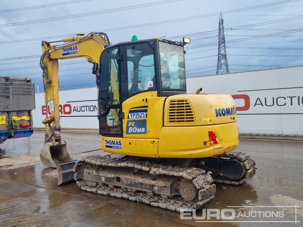 2019 Komatsu PC80MR-5 - Mini excavator: picture 3 2019 Komatsu PC80MR-5 - Mini excavator: picture 3