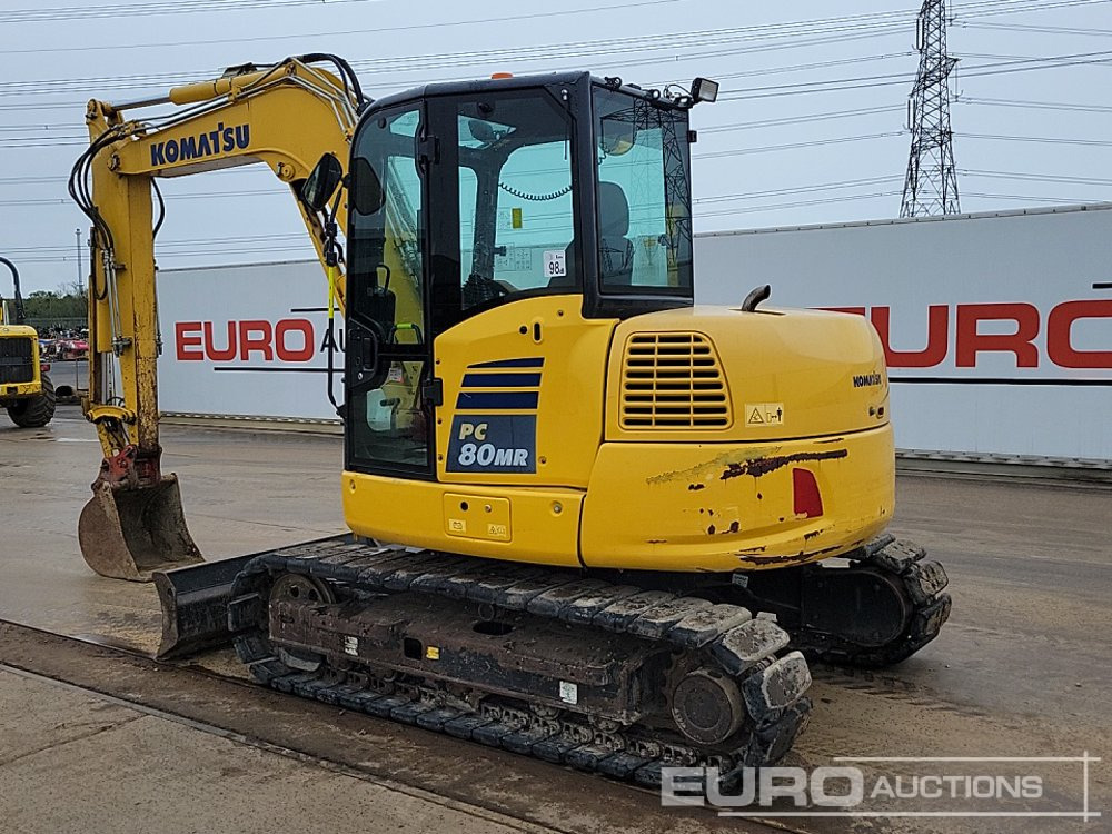 2019 Komatsu PC80MR-5 - Mini excavator: picture 3 2019 Komatsu PC80MR-5 - Mini excavator: picture 3