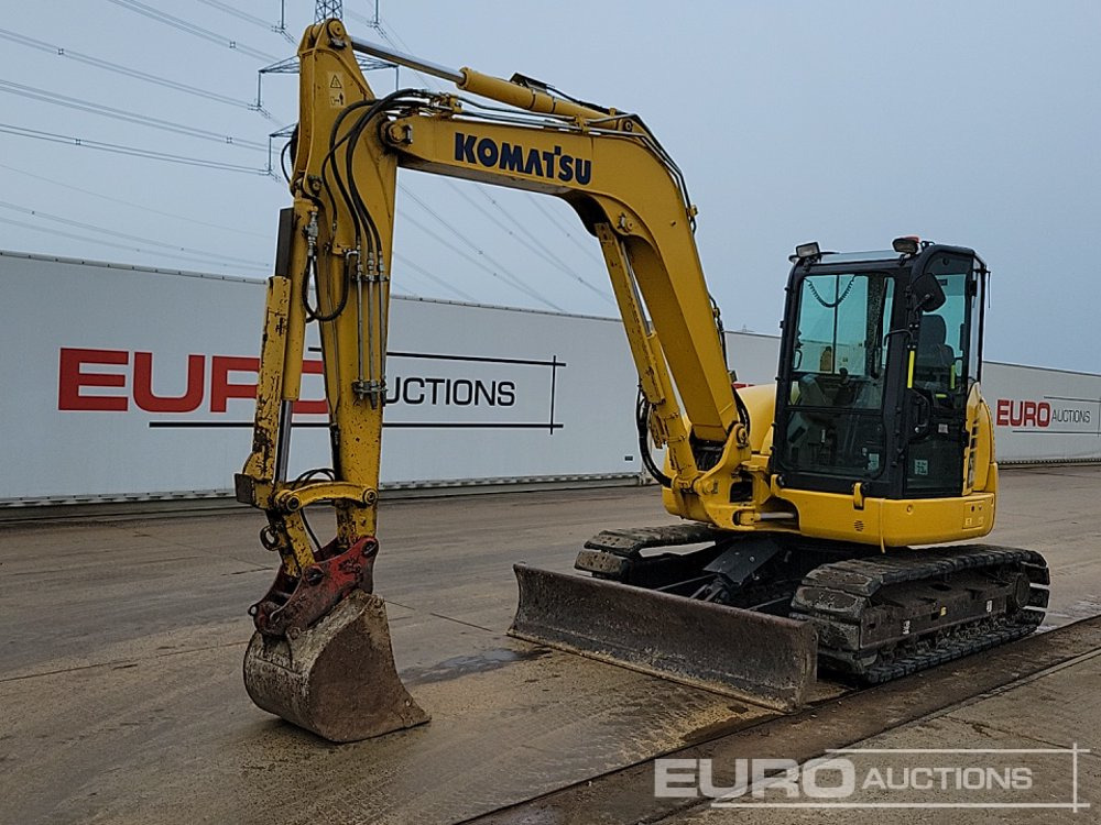 2019 Komatsu PC80MR-5E0 - Mini excavator: picture 1 2019 Komatsu PC80MR-5E0 - Mini excavator: picture 1