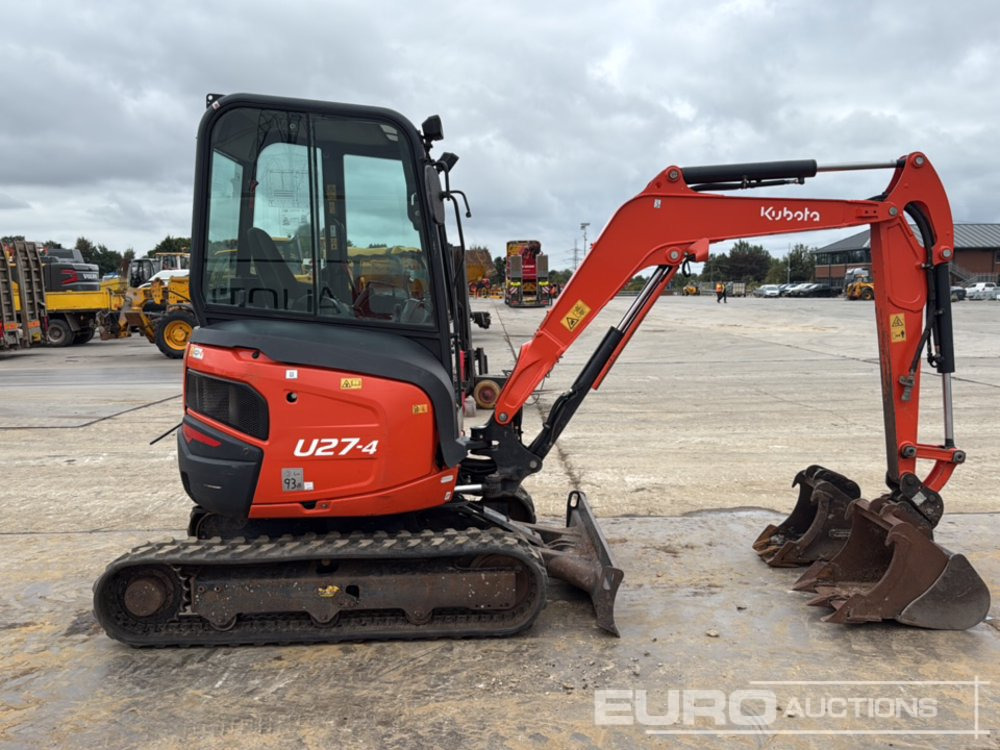 Mini excavator 2019 Kubota U27-4: picture 6