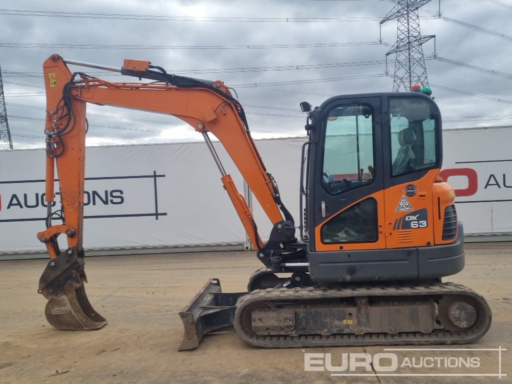 2021 Doosan DX63-3 - Mini excavator: picture 2 2021 Doosan DX63-3 - Mini excavator: picture 2
