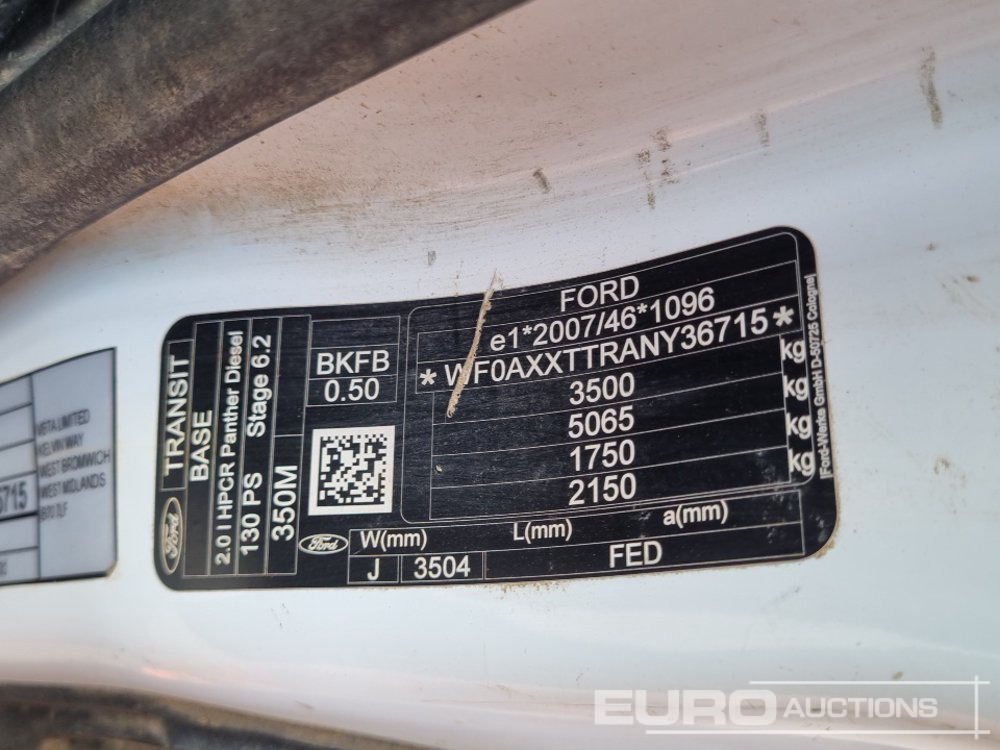 Tipper van 2022 Ford Transit 350: picture 46