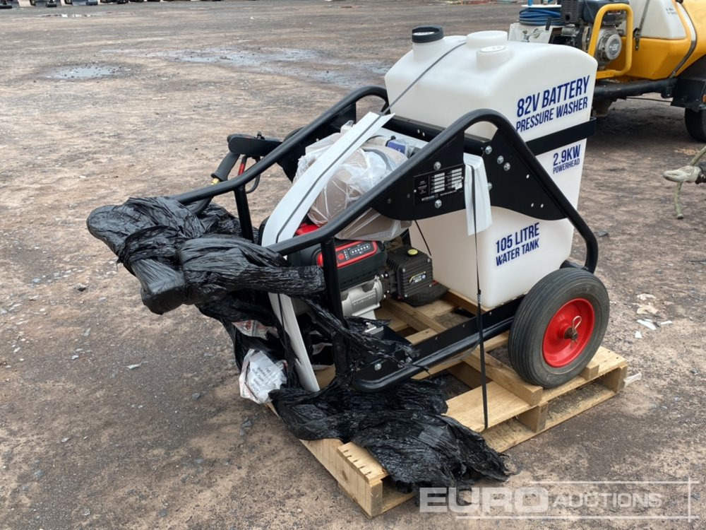2024 Western Global 105 Litre Poly Trolley, 2.9KW Cramer Battery Engine, 100 Bar (1500psi) Pressure Washer - Pressure washer: picture 1 2024 Western Global 105 Litre Poly Trolley, 2.9KW Cramer Battery Engine, 100 Bar (1500psi) Pressure Washer - Pressure washer: picture 1