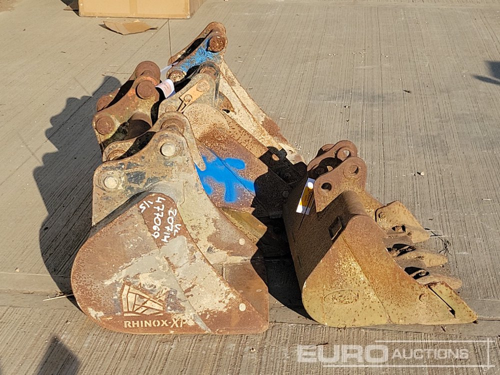 Bucket 36", 24", 18", 12", 10" Digging Bucket 30-40mm Pin to suit Mini Excavator: picture 6