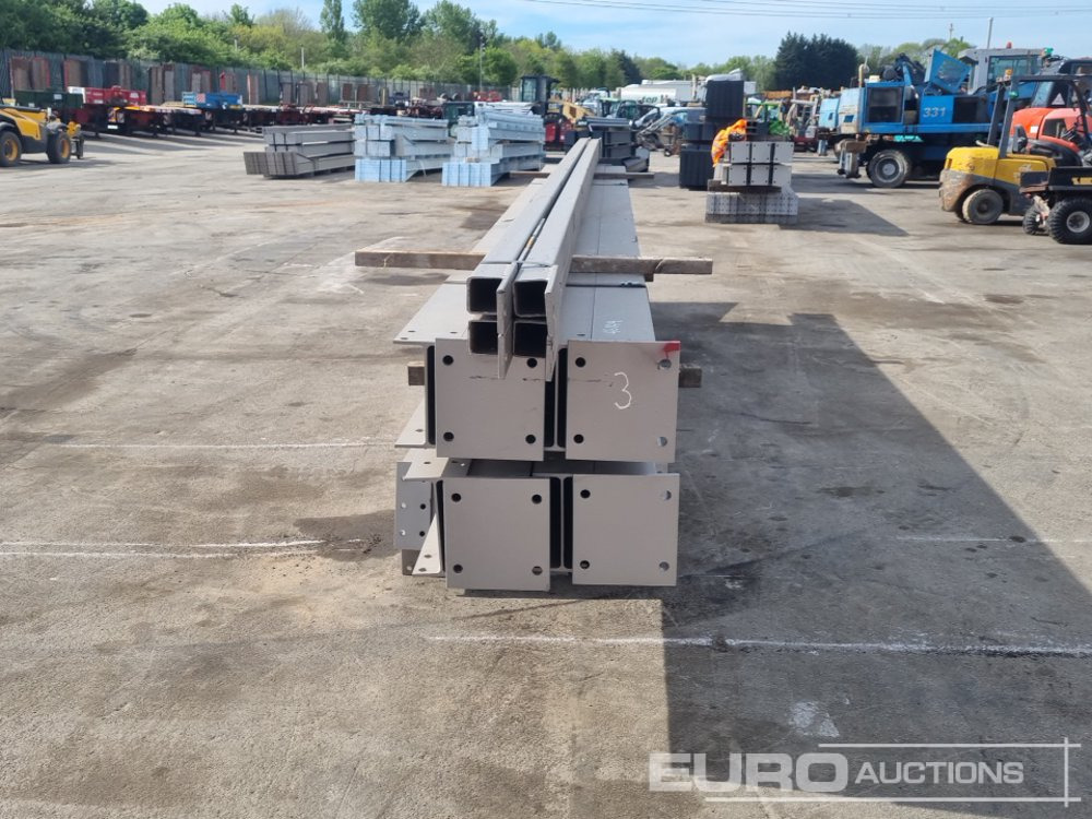 60’ x 40’ x 20’. 3no 20’ Bays. 12.5° Roof Pitch. Purlin Cleats Spaced To Accept Fibre Cement Or Steel Roof Sheets 8no Stanchions 254 x 146 x 31kg 8no Rafters 254 x 102 x 25kg 2no Roof And 2no Side Bra - Construction container: picture 4 60’ x 40’ x 20’. 3no 20’ Bays. 12.5° Roof Pitch. Purlin Cleats Spaced To Accept Fibre Cement Or Steel Roof Sheets 8no Stanchions 254 x 146 x 31kg 8no Rafters 254 x 102 x 25kg 2no Roof And 2no Side Bra - Construction container: picture 4