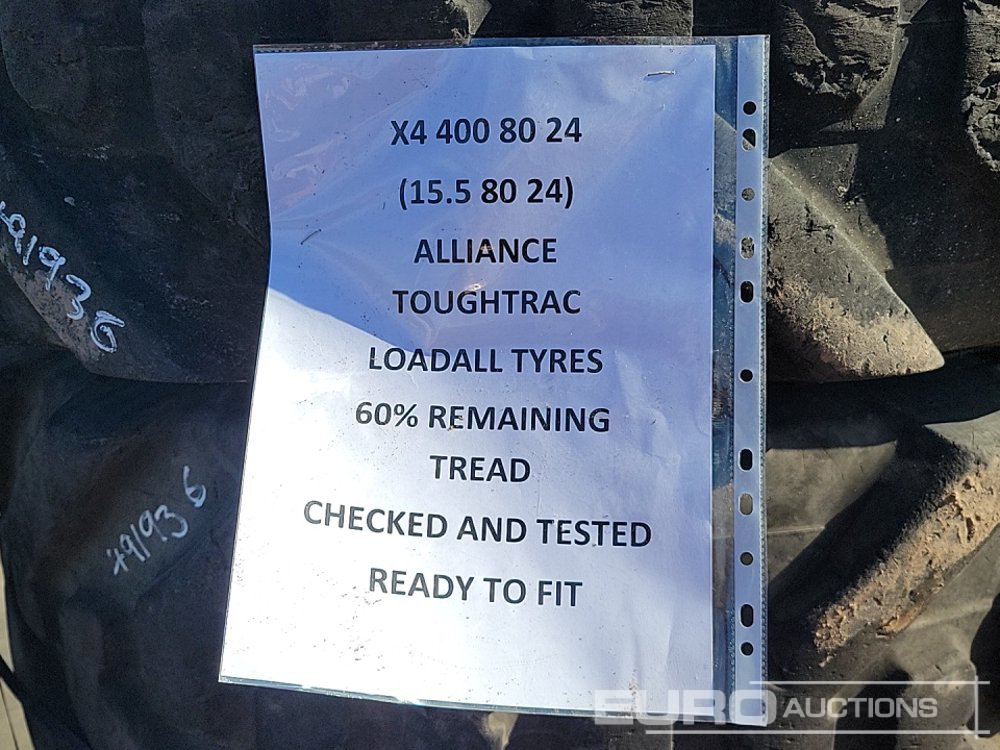 Alliance 400/80-24 Tyre (4 of) - Tire: picture 5 Alliance 400/80-24 Tyre (4 of) - Tire: picture 5