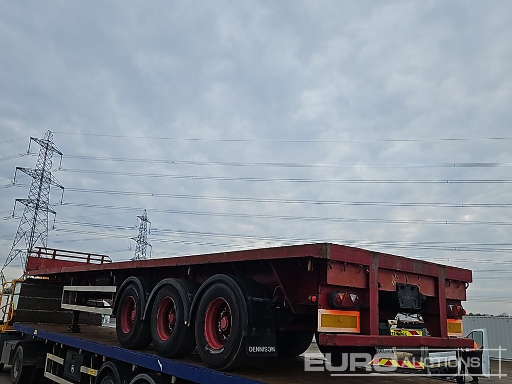 Dennison Trailers Tri Axle Extendable Flat Bed Trailer - Dropside/ Flatbed semi-trailer: picture 3 Dennison Trailers Tri Axle Extendable Flat Bed Trailer - Dropside/ Flatbed semi-trailer: picture 3