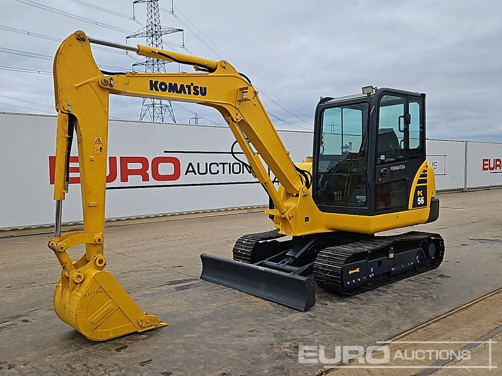 Komatsu PC56-7 - Mini excavator: picture 1 Komatsu PC56-7 - Mini excavator: picture 1