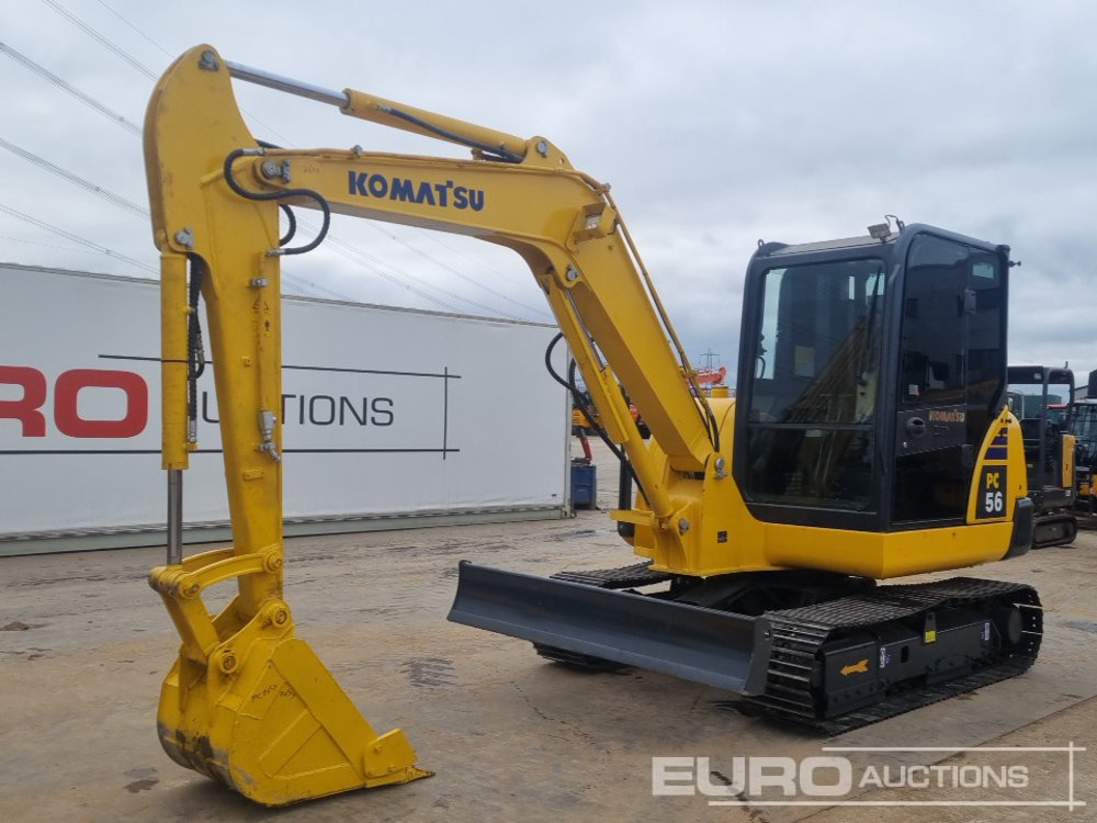 Komatsu PC56-7 - Mini excavator: picture 1 Komatsu PC56-7 - Mini excavator: picture 1