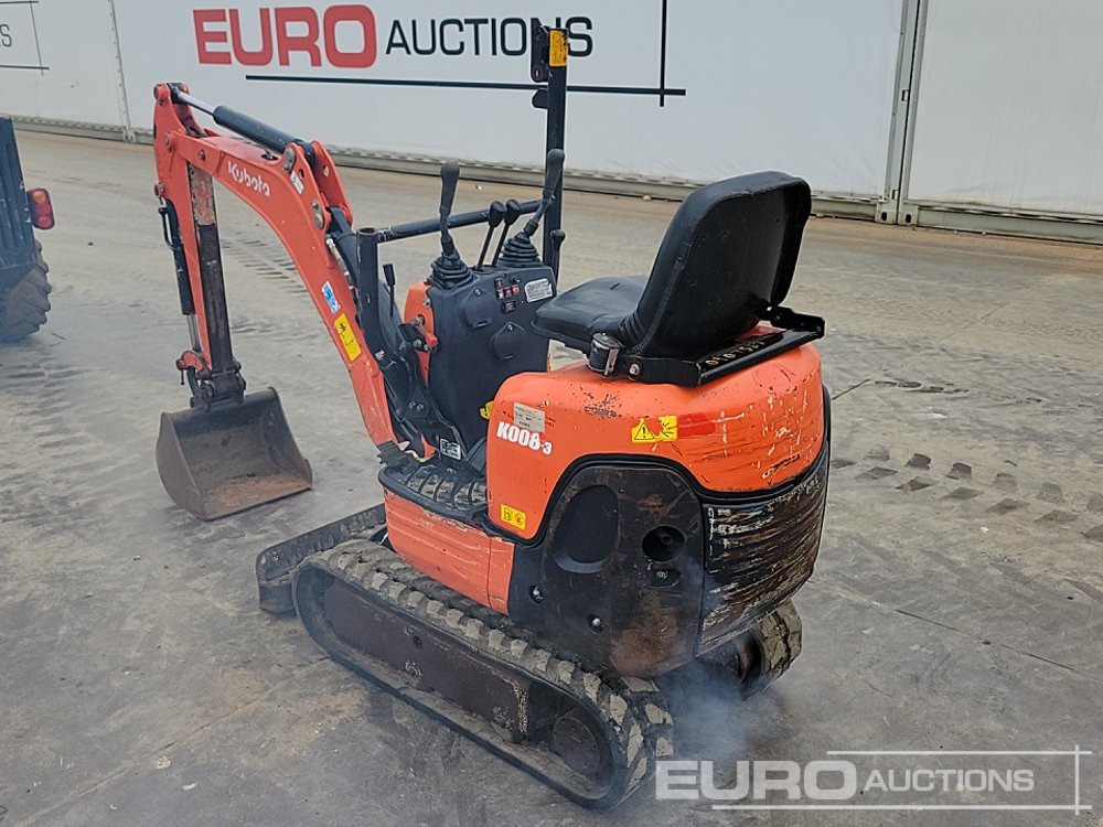 Kubota K008-3 - Mini excavator: picture 3 Kubota K008-3 - Mini excavator: picture 3