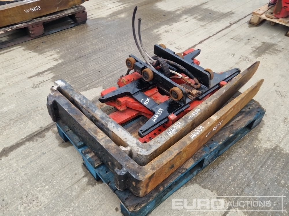 Material handling equipment Hydraulic Rotating Fork Carriage & Forks to suit Forklift: picture 7