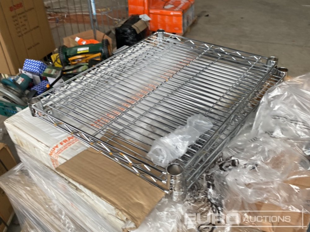 Pallet of Metal Shelving - Construction equipment: picture 5 Pallet of Metal Shelving - Construction equipment: picture 5