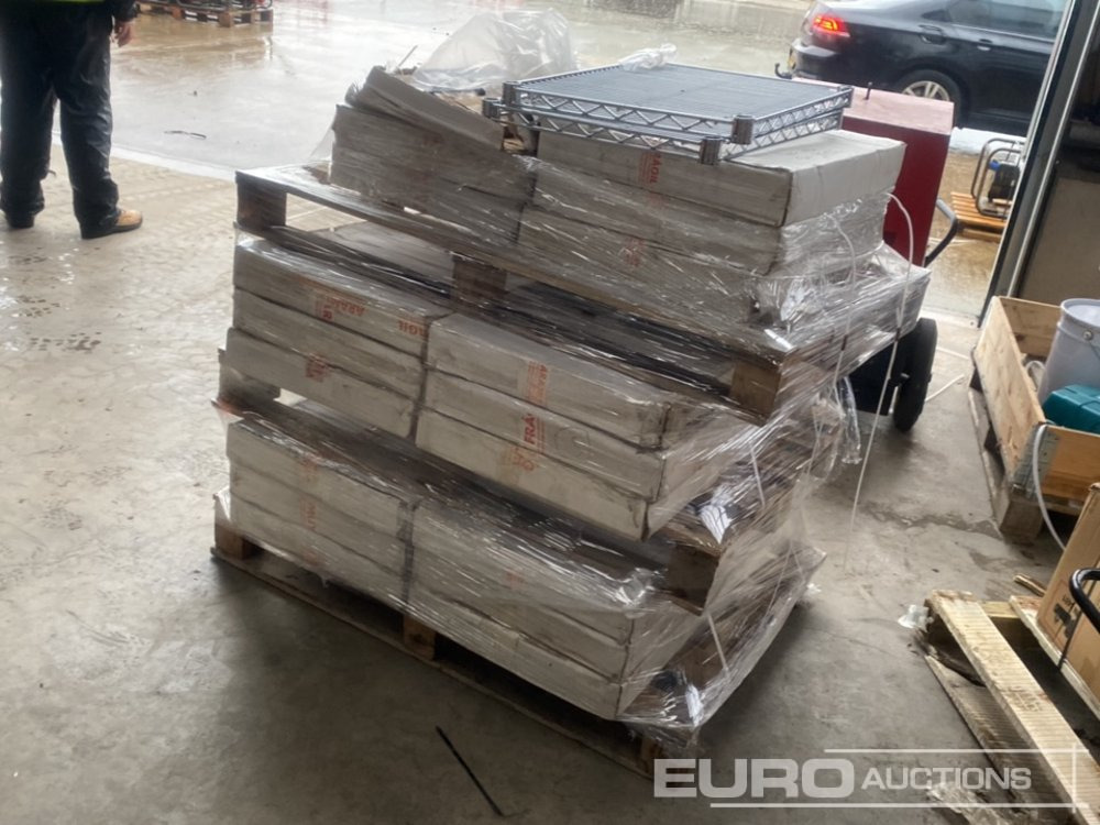 Pallet of Metal Shelving - Construction equipment: picture 2 Pallet of Metal Shelving - Construction equipment: picture 2