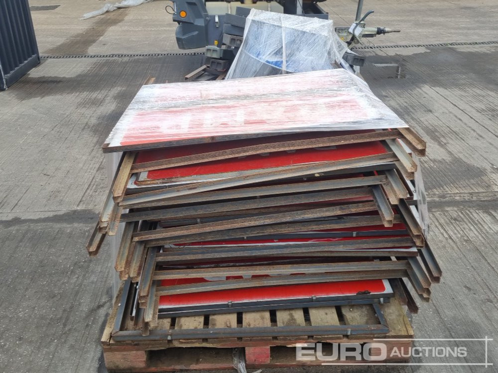 Pallet of Signs (2 of) - Construction equipment: picture 2 Pallet of Signs (2 of) - Construction equipment: picture 2