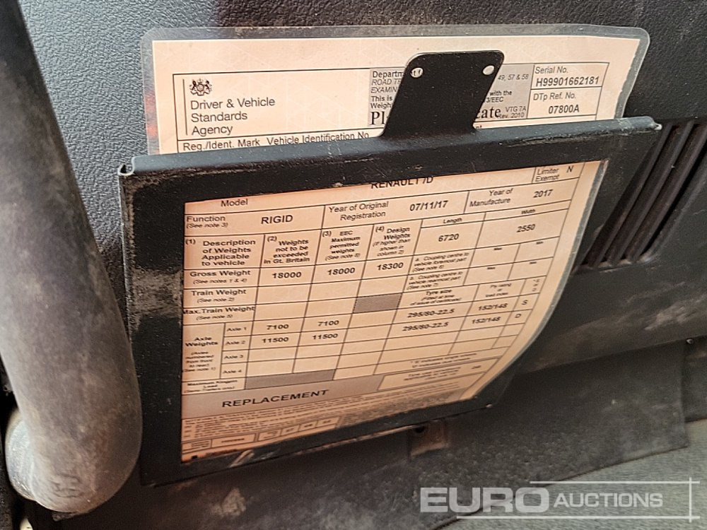 Skip loader truck Renault D18: picture 49