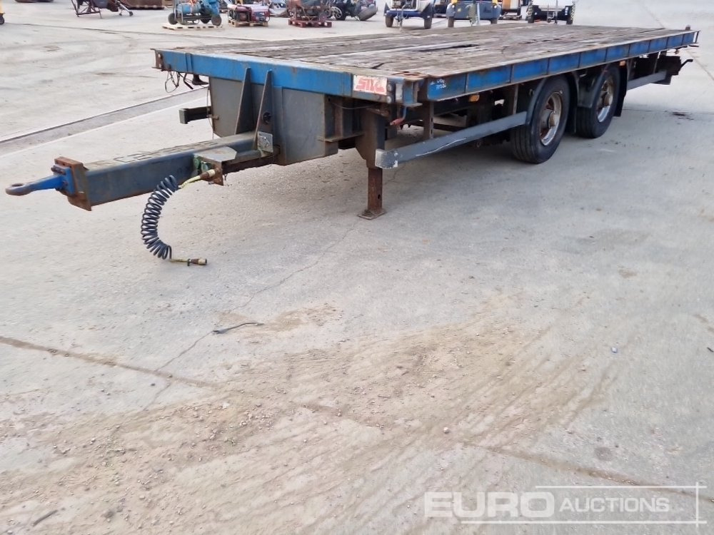 SDC Twin Axle Drag Flat Trailer, Twist & Locks, Air Brakes - Low loader semi-trailer: picture 1 SDC Twin Axle Drag Flat Trailer, Twist & Locks, Air Brakes - Low loader semi-trailer: picture 1